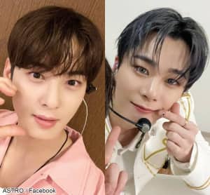 ASTRO チャ・ウヌ、ムンビン(右)