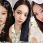 BLACKPINK ジェニー、aespa カリナ、NewJeans ヘイン（右）