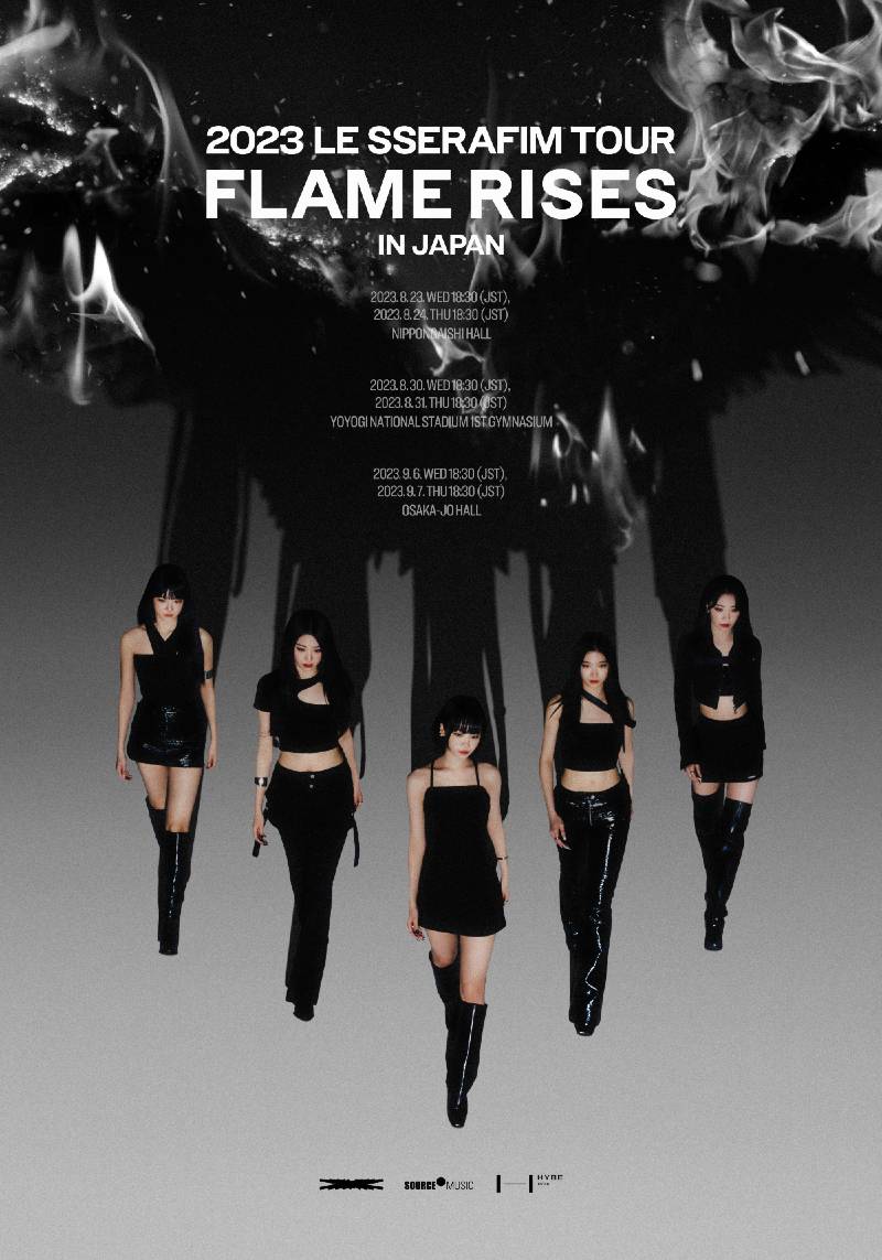 2023 LE SSERAFIM TOUR ‘FLAME RISES’ IN JAPAN：(P)&(C) SOURCE MUSIC