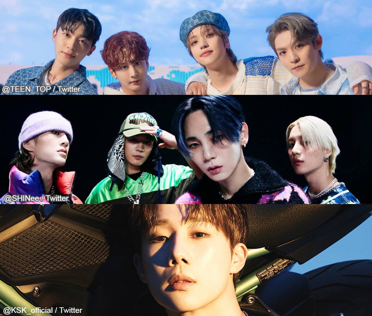 TEEN TOP、SHINee、INFINITE ソンギュ