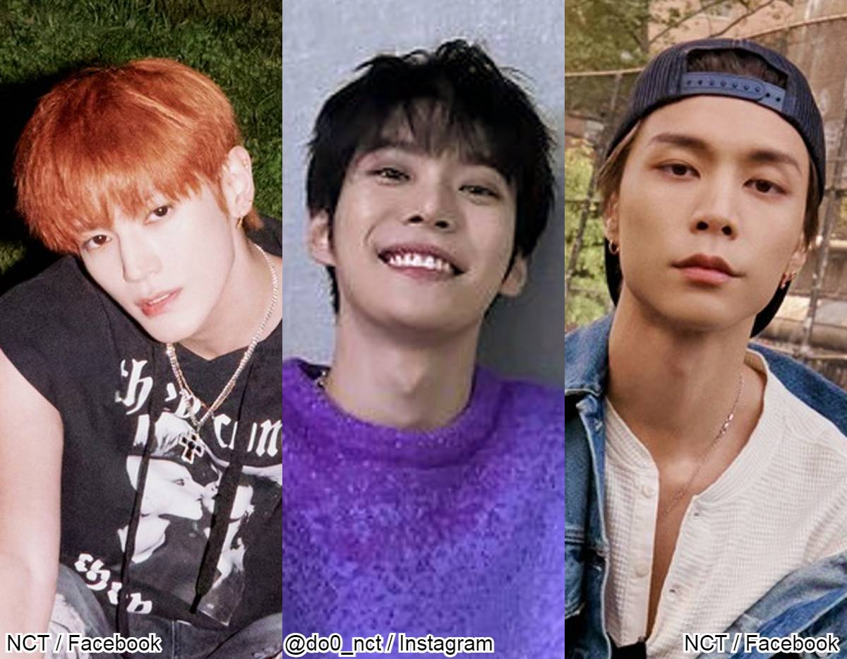 （左から）NCT テヨン、ドヨン、ジャニー